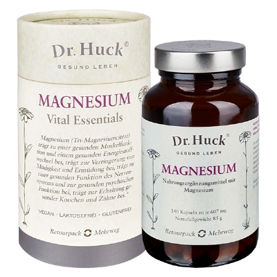 Bild Tri-Magnesium Dr. Huck Kapselneln Vegan (noWaste)